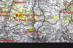 Karte 1 – Protestantisches Siedlungsgebiet in der Dauphine