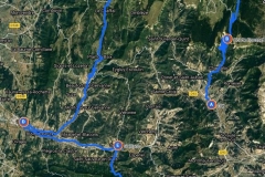 Erwähnte Orte (mit Route)