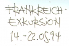 1994-05 Exkursion Frankreich